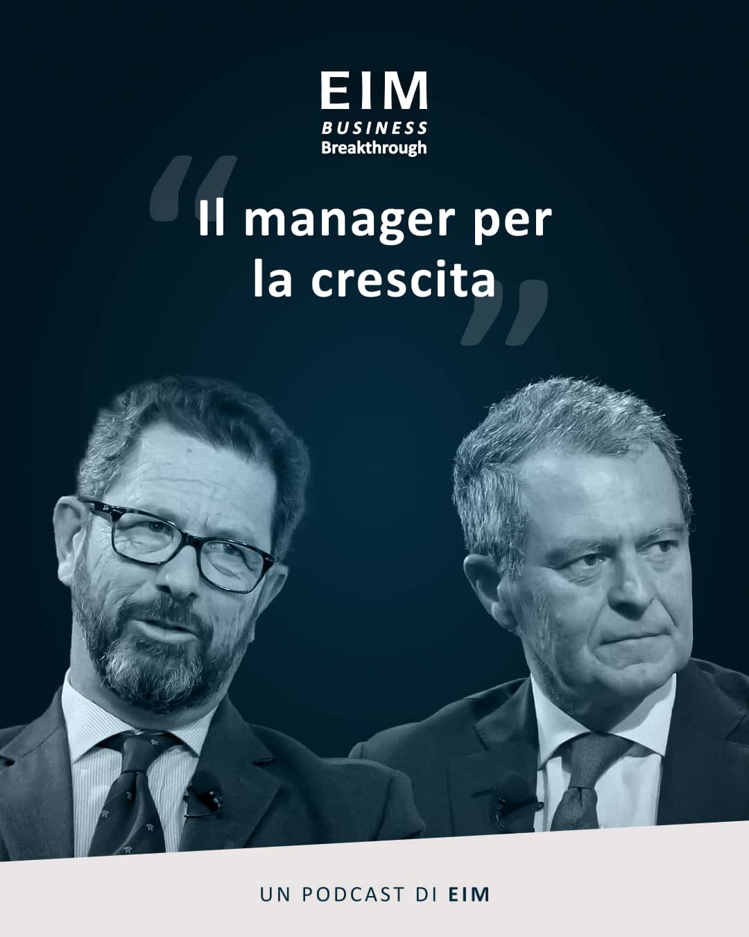 Copertina podcast EIM Italia episodio 2 manager per la crescita